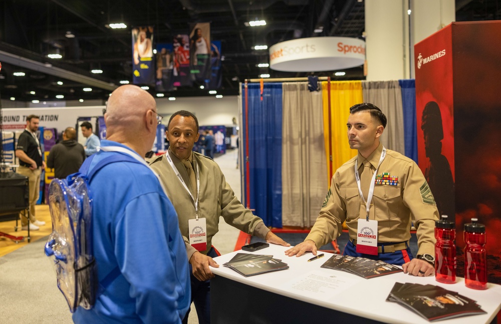 Serving Up Marine Corps Excellence at the AVCA conference