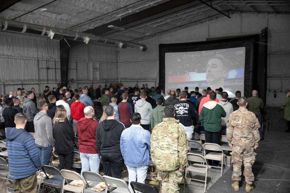 North Fort Cavazos Unit Ministry Team hosts Super Bowl watch event