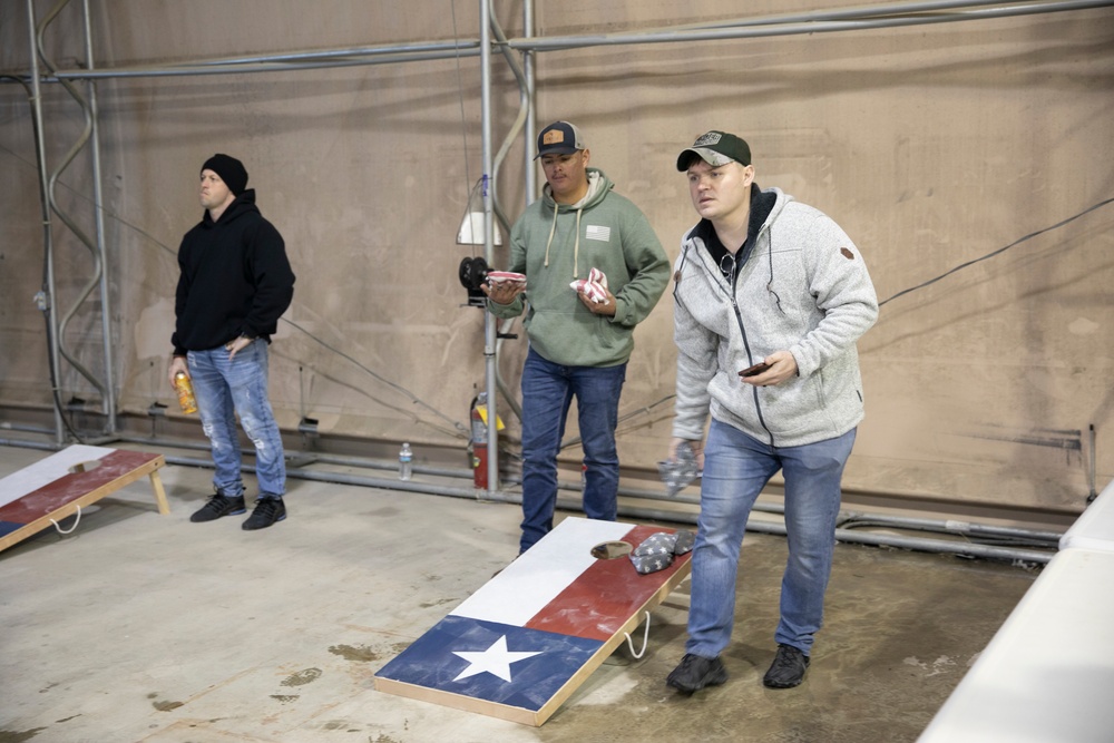 North Fort Cavazos Unit Ministry Team hosts Super Bowl watch event