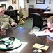 ‘Hero’ interview: 6-year-old confers with Fort McCoy Garrison commander for social studies project