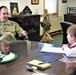 ‘Hero’ interview: 6-year-old confers with Fort McCoy Garrison commander for social studies project