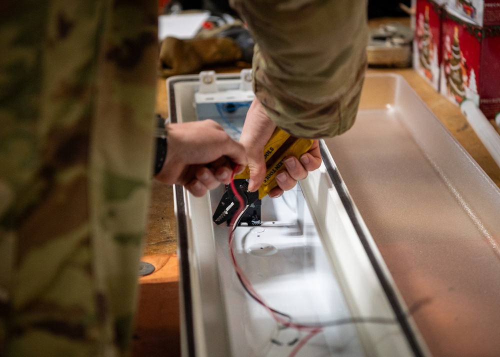 Lighting the way; 20th Civil Engineer Squadron Working With Weasels