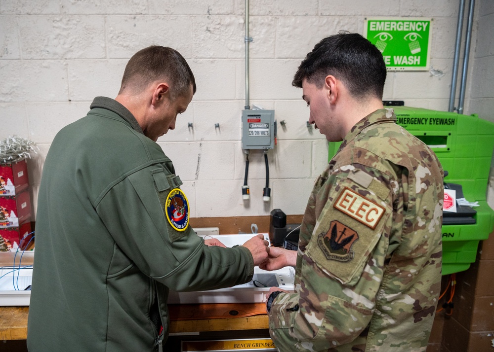 Lighting the way; 20th Civil Engineer Squadron Working With Weasels