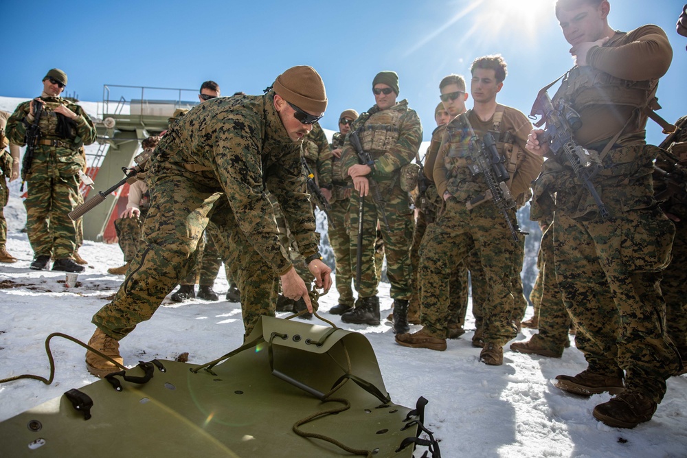 Any Clime, Any Place: 26th MEU(SOC), 32nd Marine Brigade integrate during Greek Bilat 2.0