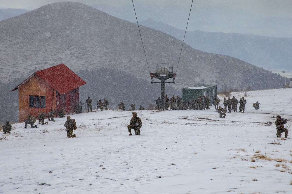 Any Clime, Any Place: 26th MEU(SOC), 32nd Marine Brigade integrate during Greek Bilat 2.0