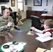 ‘Hero’ interview: 6-year-old confers with Fort McCoy Garrison commander for social studies project