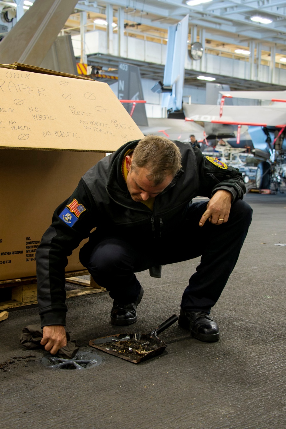 Ship Maintenance on CVN 70