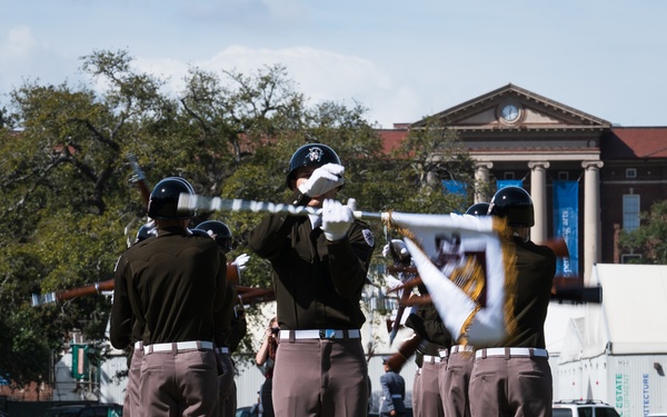 ROTC Units Compete at Tulane University's 50th annual Mardi Gras Drill Meet