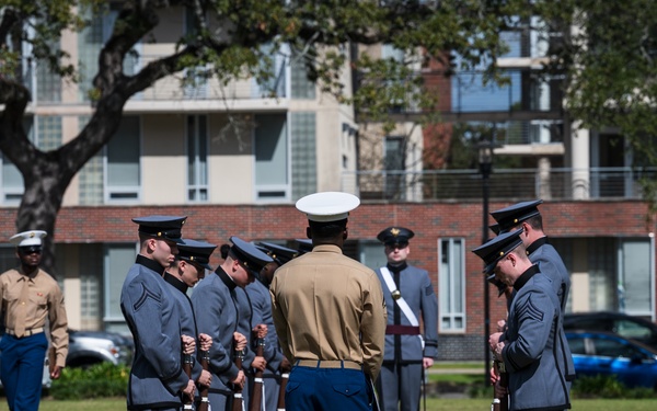ROTC Units Compete at Tulane University's 50th annual Mardi Gras Drill Meet