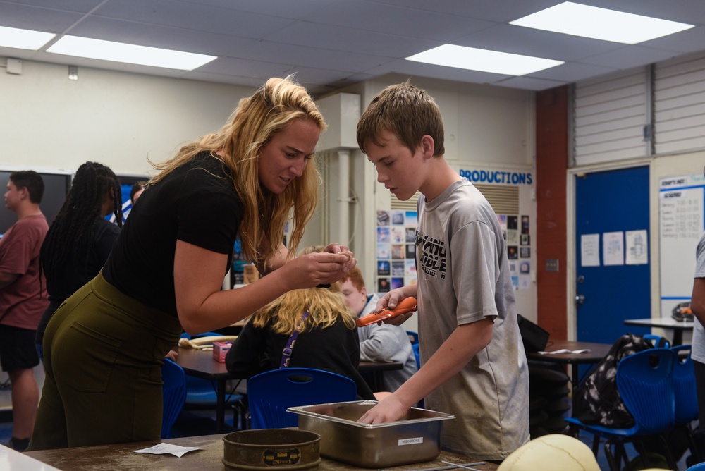 DPAA Visits Aliamanu Middle School