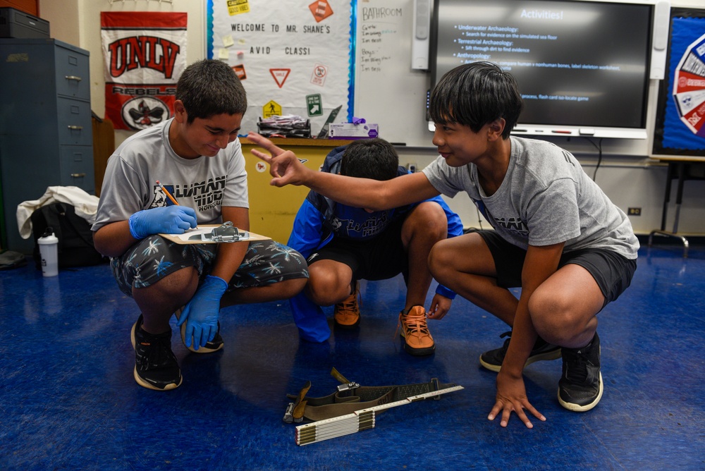 DPAA visits Aliamanu Middle School