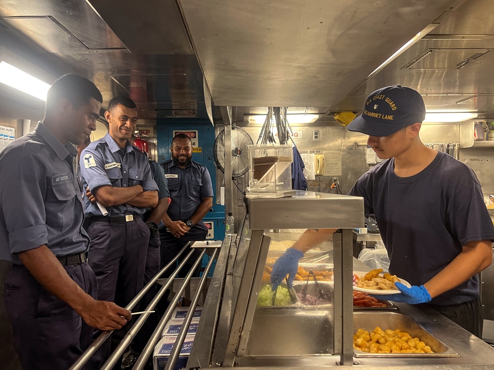 U.S. Coast Guard Cutter Harriet Lane conducts Fiji engagements