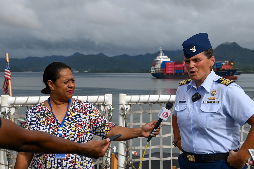 U.S. Coast Guard Cutter Harriet Lane conducts Fiji engagements