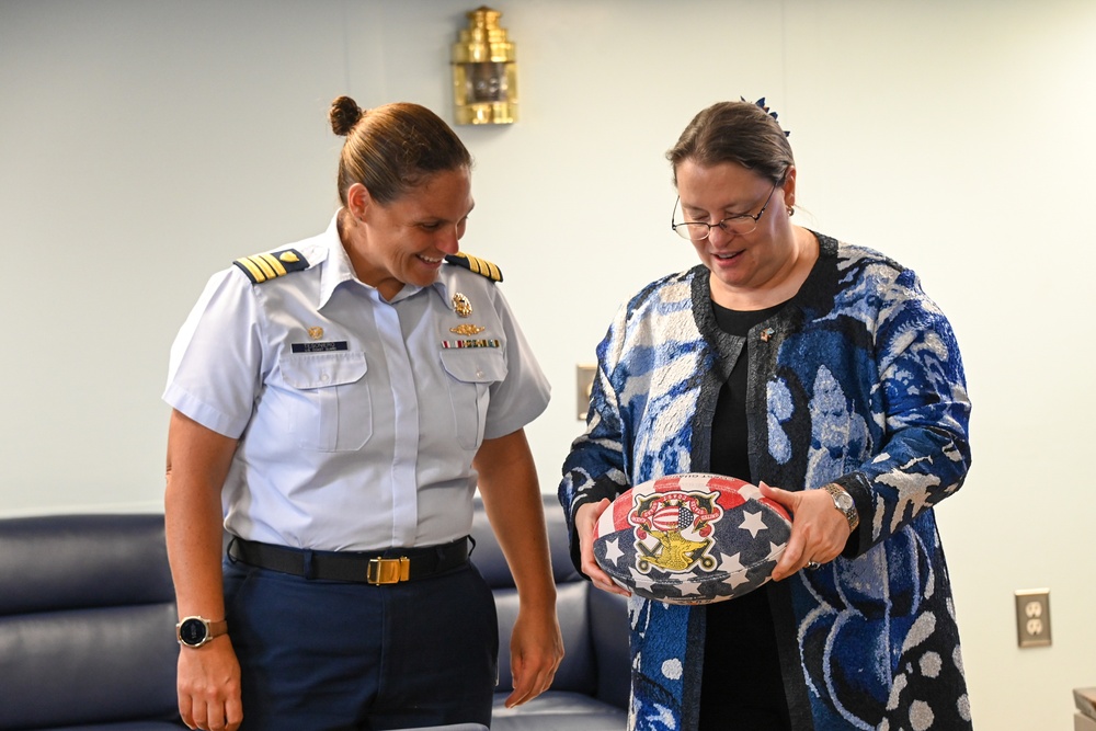 U.S. Coast Guard Cutter Harriet Lane conducts Fiji engagements