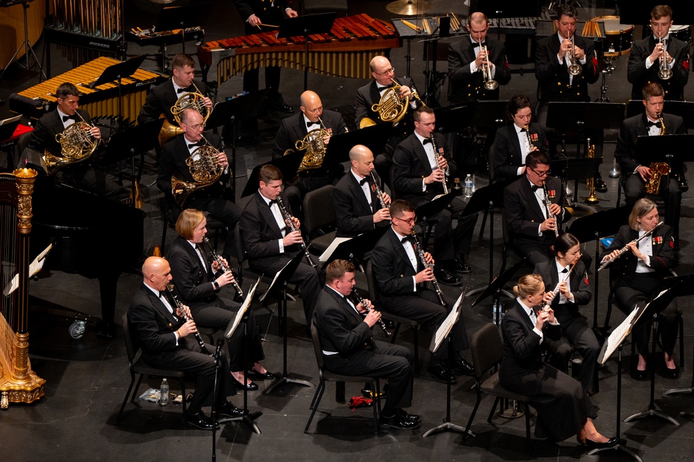 United States Navy Band Performs at Virginia Tech University