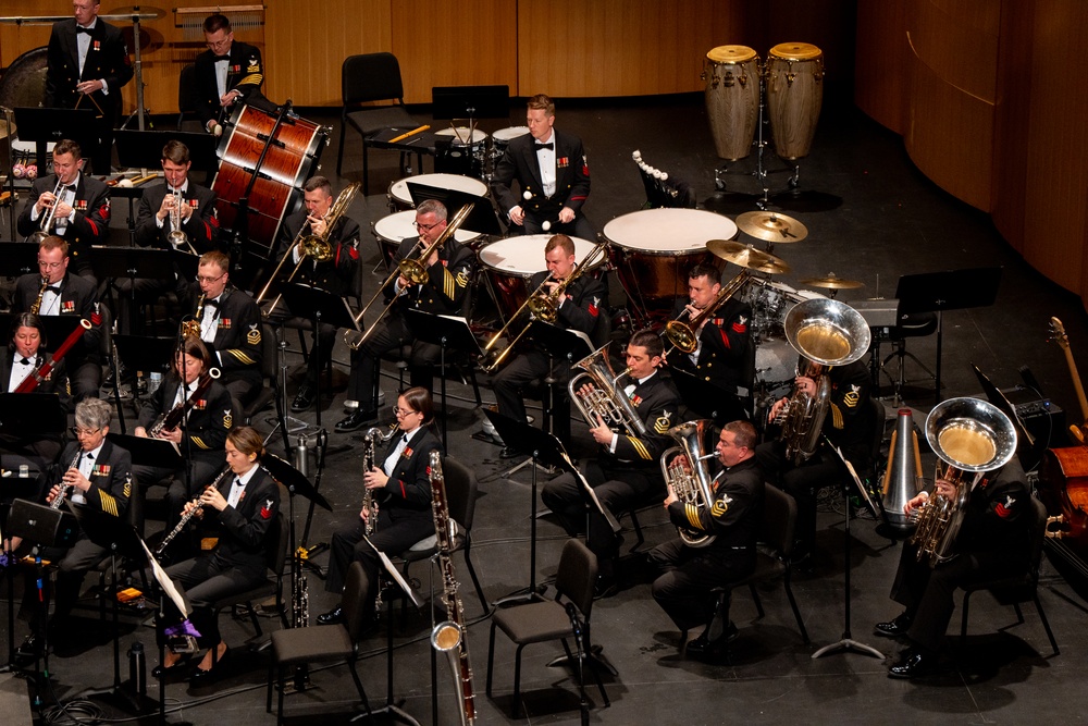 United States Navy Band Performs at Virginia Tech University