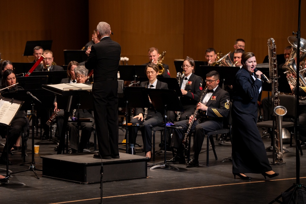 United States Navy Band Performs at Virginia Tech University