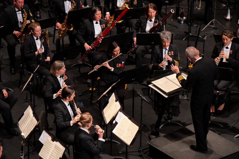 United States Navy Band Performs at Virginia Tech University