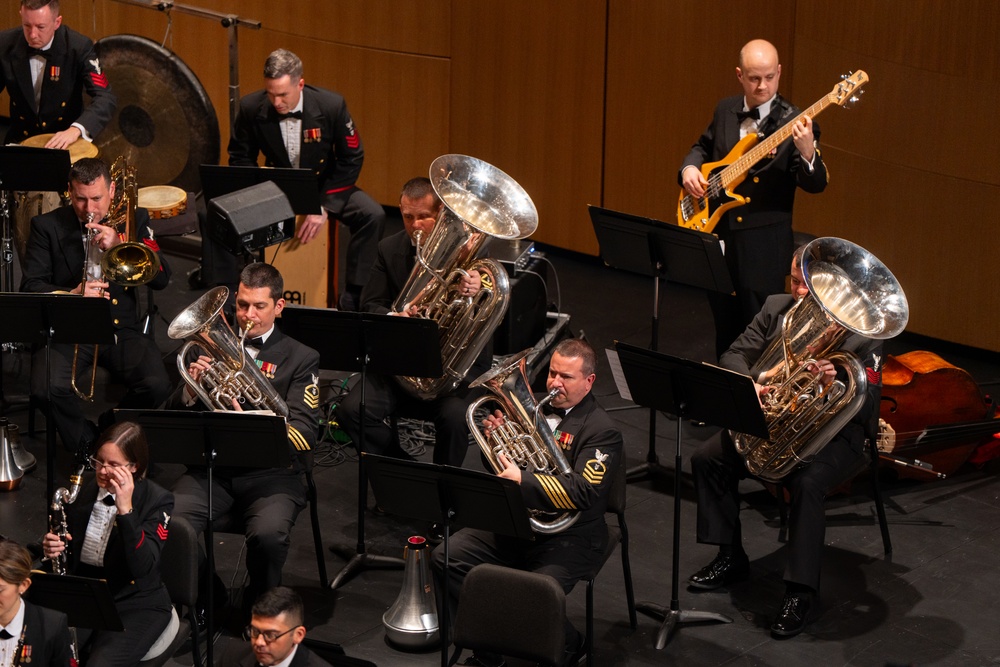 United States Navy Band Performs at Virginia Tech University