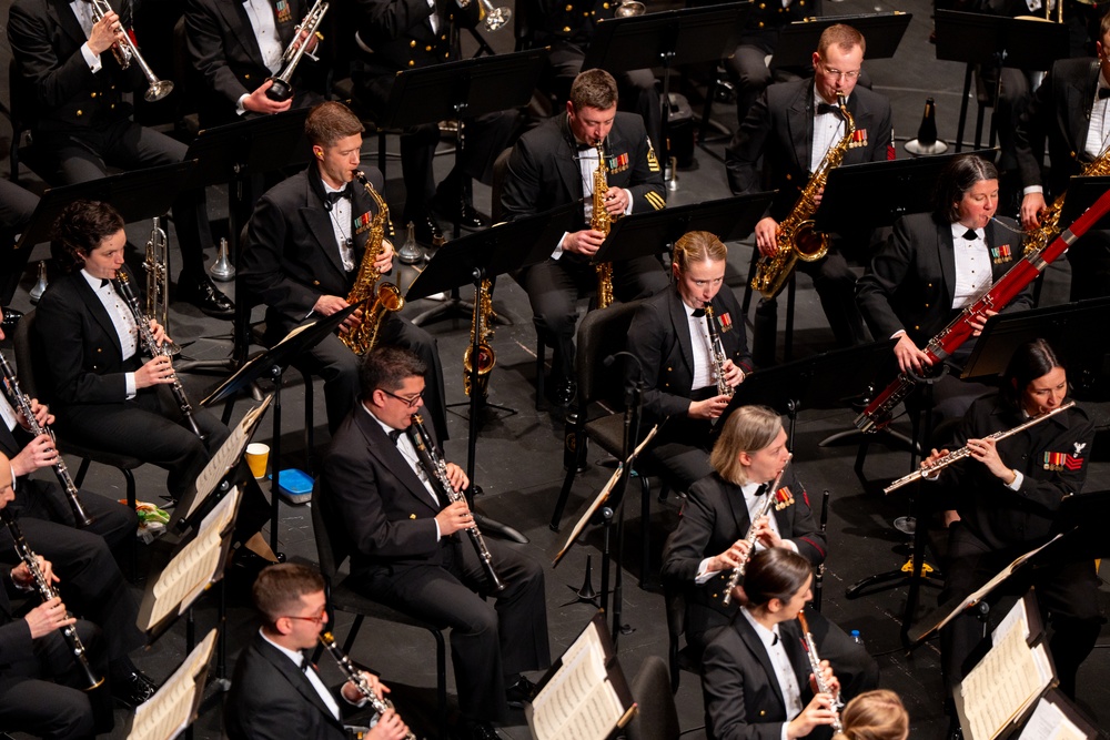 United States Navy Band Performs at Virginia Tech University