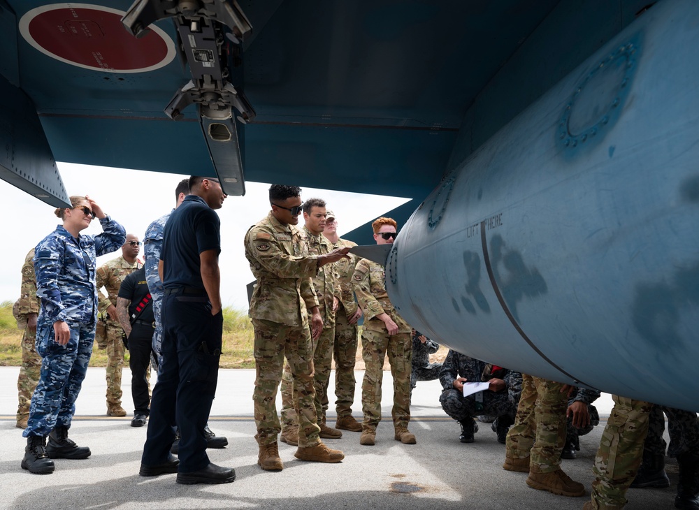 Firefighters conduct multilateral aircraft training during Cope North 24 Firefighters conduct multilateral aircraft training during Cope North 24