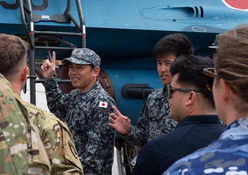 Firefighters conduct multilateral aircraft training during Cope North 24