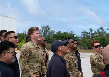 Firefighters conduct multilateral aircraft training during Cope North 24