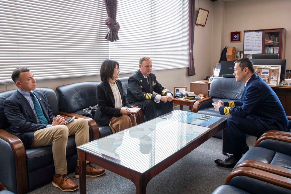 CFAS Visits Chief of Sasebo Coast Guard Office