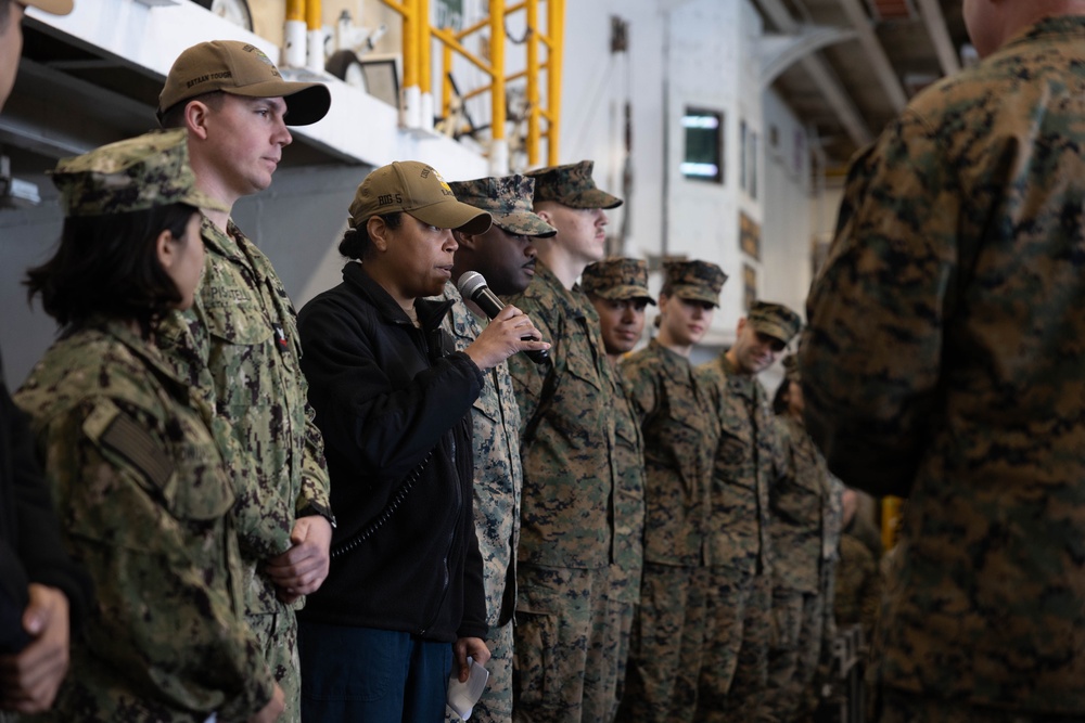 DVIDS - Images - Brig. Gen. Andrew Priddy Visits USS Bataan [Image 1 of 3]