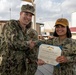 MSRON 10 Commander Visits Sailors at Camp Lemonnier