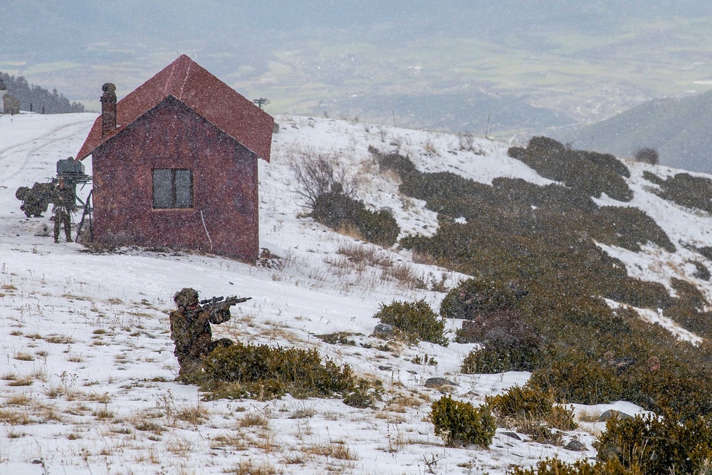 Any Clime, Any Place: 26th MEU(SOC), 32nd Marine Brigade integrate during Greek Bilat 2.0