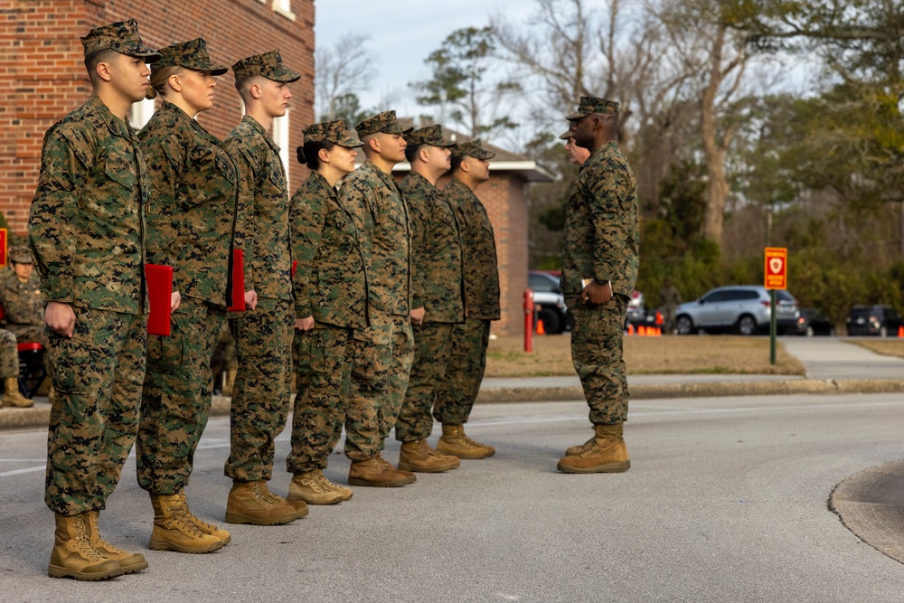 2nd Marine Logistics Group Morning Colors and Awards Ceremony