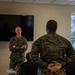 U.S. Marine Corps Lt. Gen. James Glynn visits Wounded Warrior Battalion East