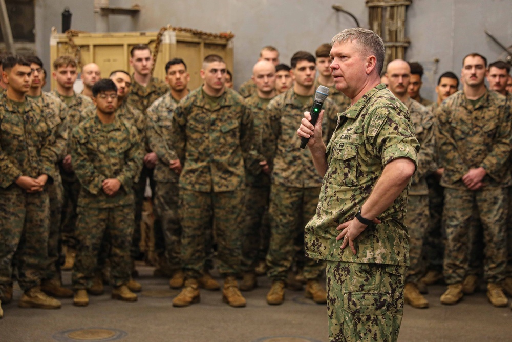 USS Carter Hall (LSD 50) Hosts 6th Fleet, Feb. 19, 2024