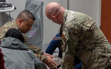 Visit with Airmen at the 47th Medical Group Feb. 16, 2024