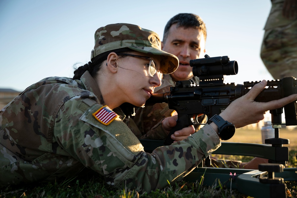 Safety first, Red Bull Soldier practice handling weapons