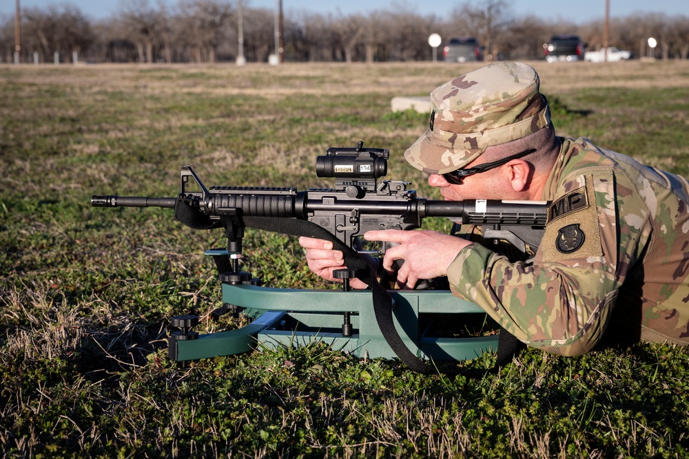 Safety first, Red Bull Soldier practice handling weapons