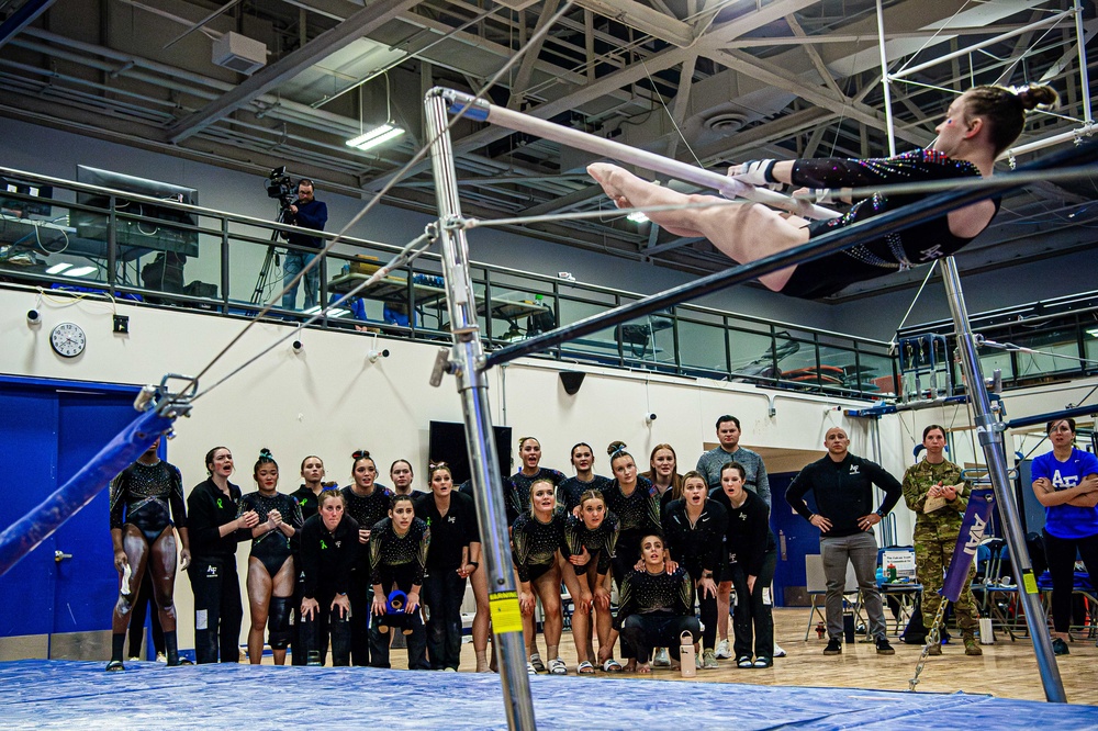 USAFA Women's Gymnastics UC Davis/Cantenary tri