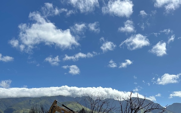 Front Street debris removal in Lahaina, Hawai‘i