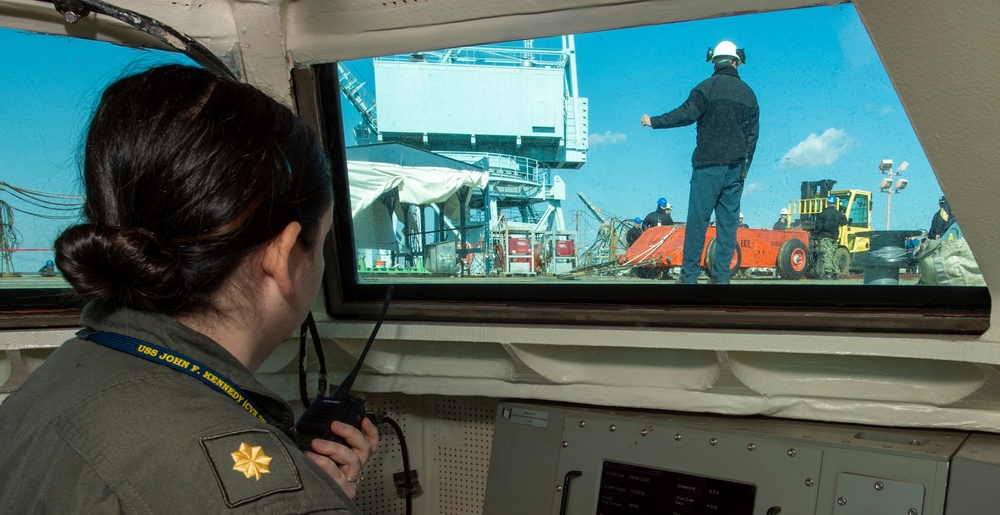 PCU John F. Kennedy (CVN 79) First Dead Load