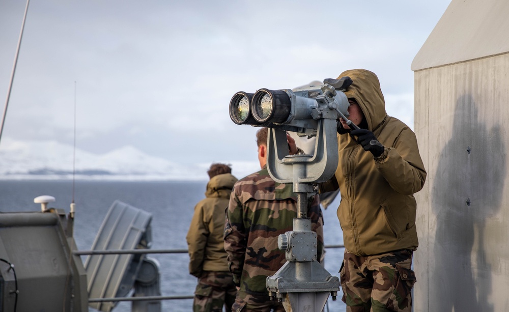 USS Gunston Hall Arrives in Harstad, Norway, in Support of Steadfast Defender 24