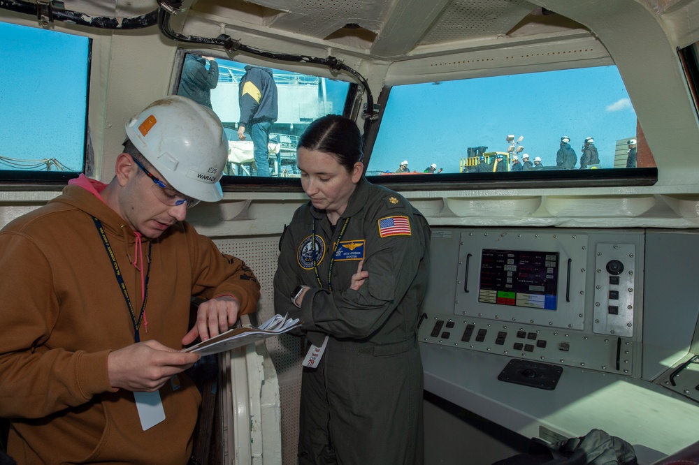 PCU John F. Kennedy (CVN 79) First Dead Load