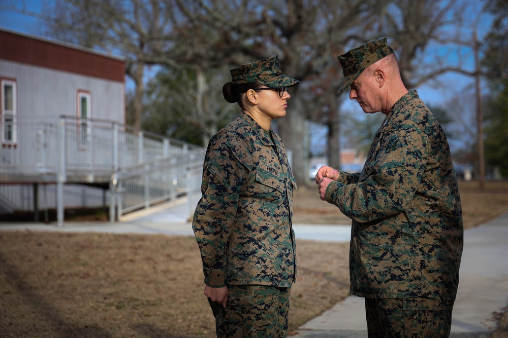 Sgt. Fuerte as NCO of the Year