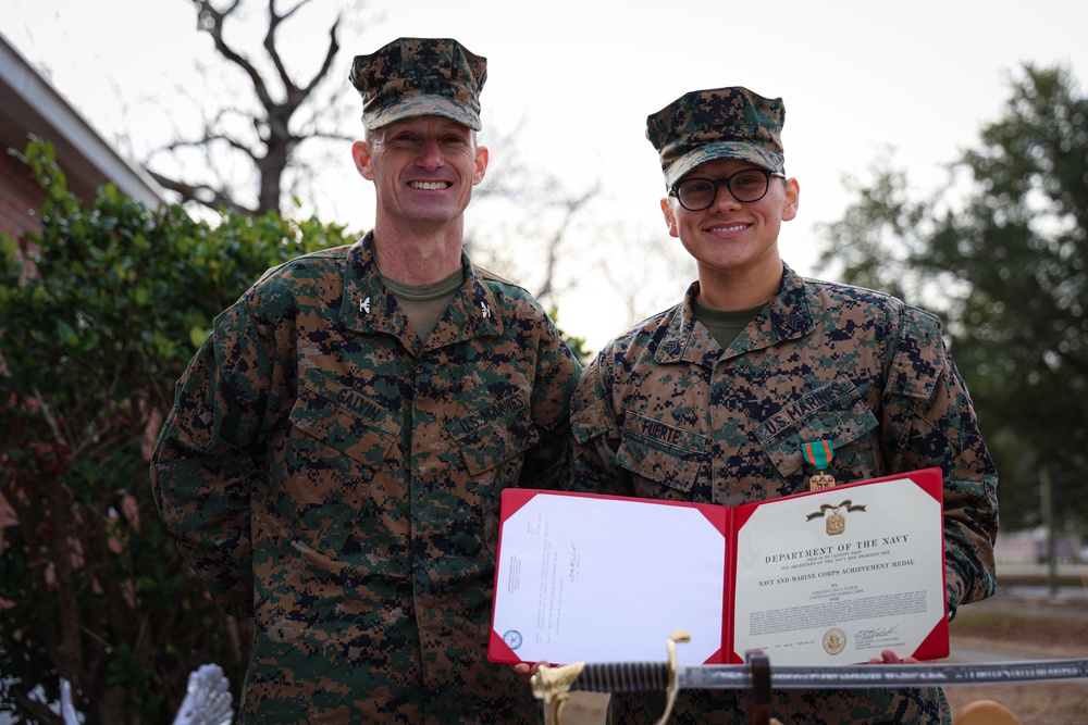 Sgt. Fuerte as NCO of the Year