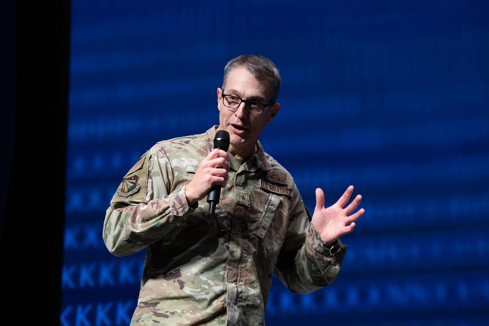 Brig Gen Scott Cain kicks off the Air Force Research Laboratory's Inspire