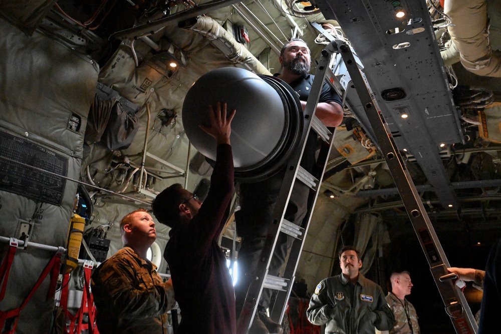 19 AW tests new C-130J communication capabilities