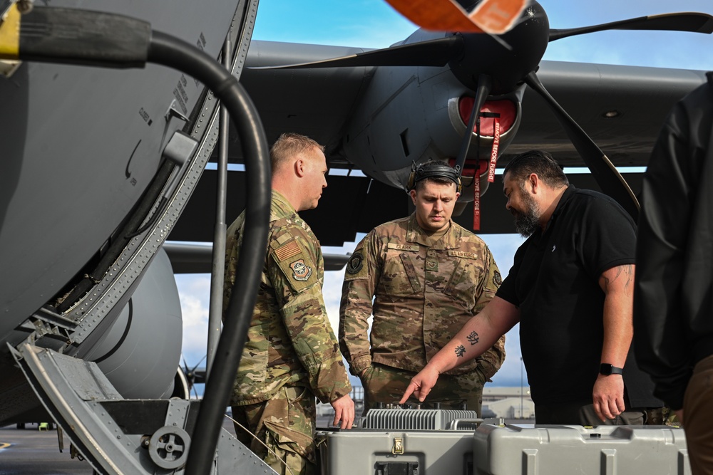 19 AW tests new C-130J communication capabilities