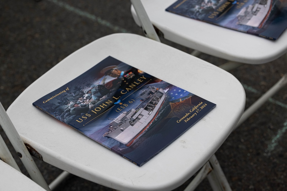 Marines attend USS John L. Canley commissioning ceremony