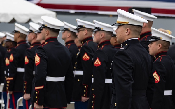 Marines attend USS John L. Canley commissioning ceremony