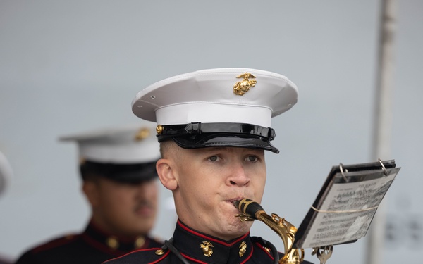 Marines attend USS John L. Canley commissioning ceremony